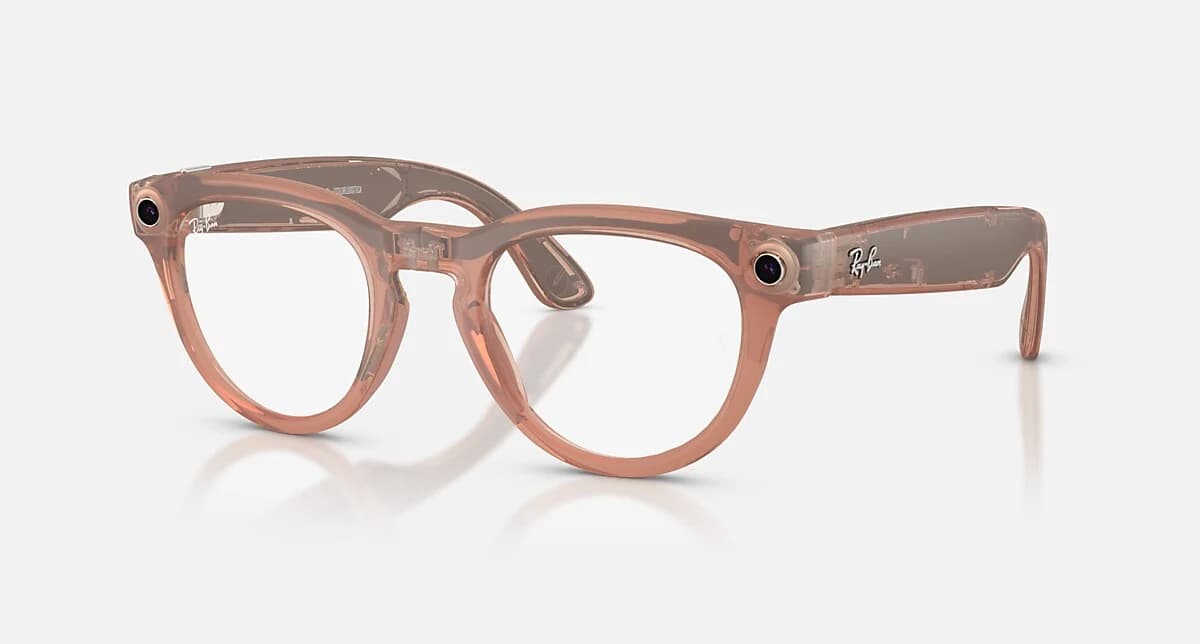 Умные очки Ray Ban GEN2 Headliner RW4013 (Matte Peach / Transitions Grey) (T150 S50) (68901Z50)