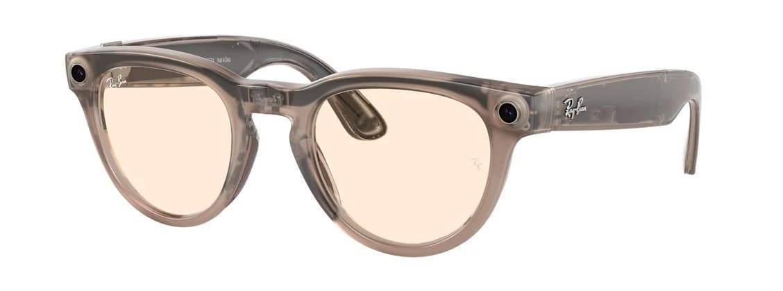 Умные очки Ray Ban GEN1 Headliner RW4009 (Warm Stone /Transitions Saffron Yellow) Размер М (T150 S50) (6705/ZX50)