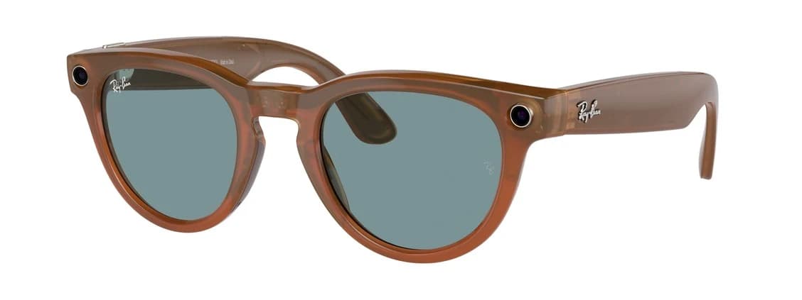 Умные очки Ray Ban GEN1 Headliner RW4009 (Caramel /Transitions Teal Blue) Размер М (T150 S50) (670/68050)
