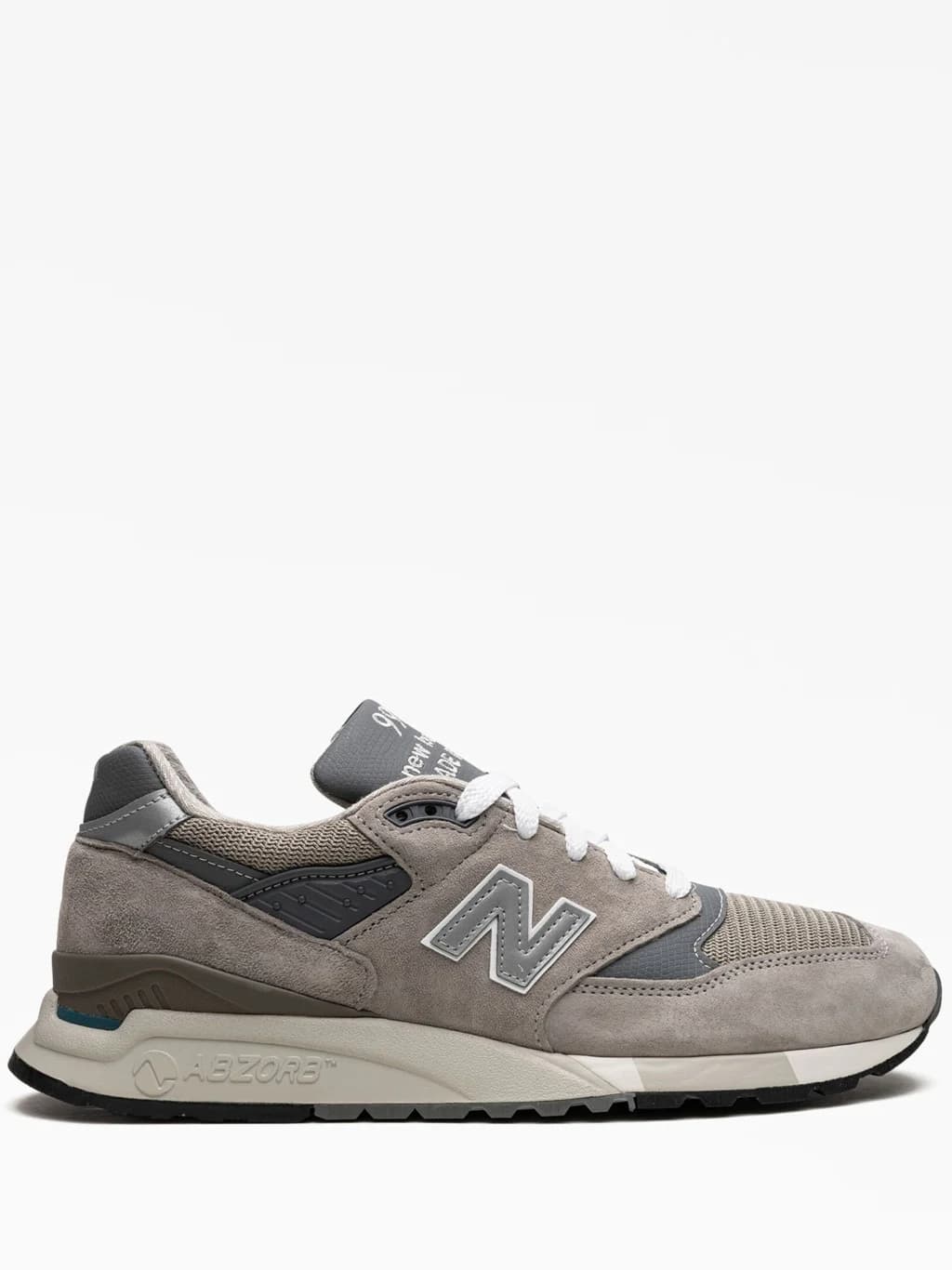 NB 998 Made in USA серые замша US 13 / EU 47.5 / 31 см Standard