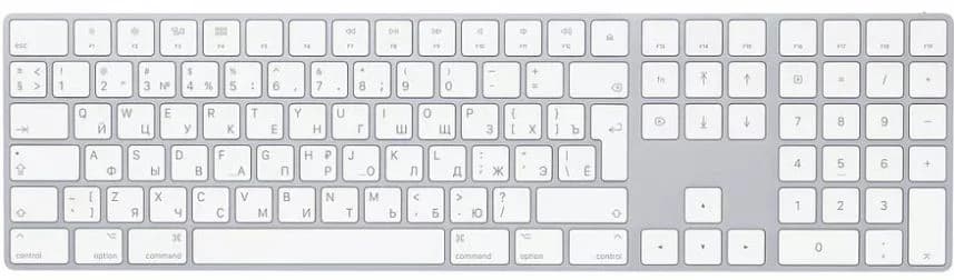 Клавиатура Apple Magic Keyboard with Numeric Keypad Silver (серебристый) MXCJ3RS/A
