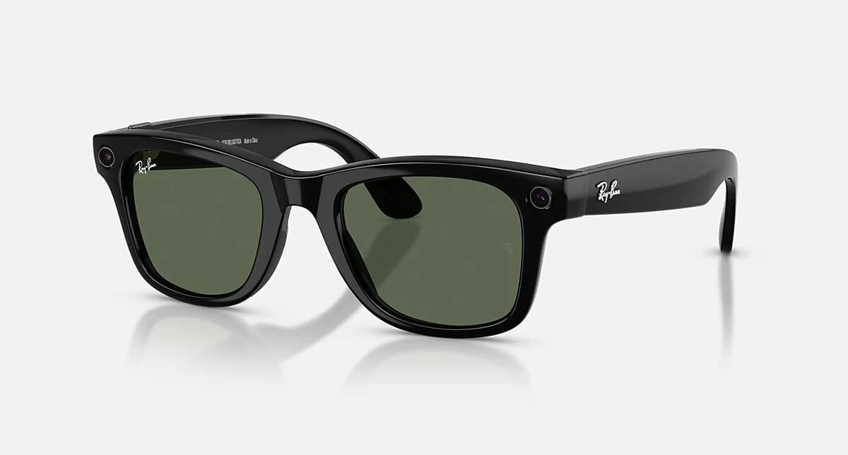 Умные очки Ray Ban GEN2 Wayfarer RW4012 (Shiny Black / G-15 Green) Размер М (T150 S50) (601/7150)