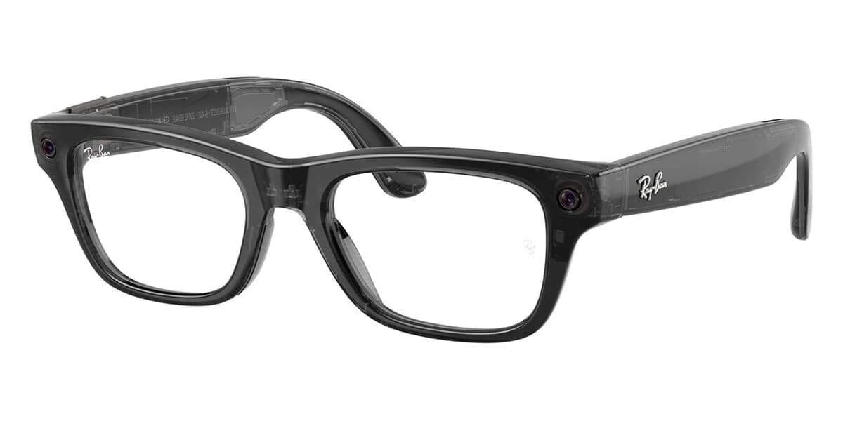Умные очки Ray-Ban Meta GEN2 Blayzer OPTICS RW7001 (Shiny Transparent Black / Clear) (T150 S50) (852650)
