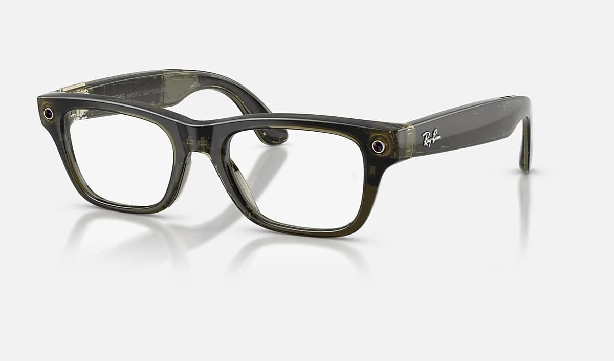 Умные очки Ray Ban GEN2 Blayzer OPTICS RW7001 (Matte Transparent Ice Grey/ Clear) (T150 S50) (852650)