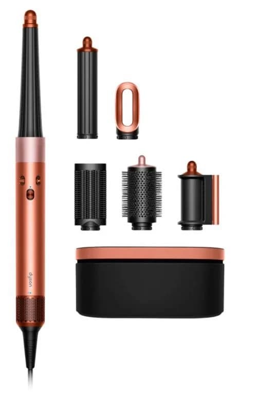 Мультистайлер Dyson Airwrap i.d. Straight+Wavy HS08 для прямых и волнистых волос, Amber Silk (123682-01) EU