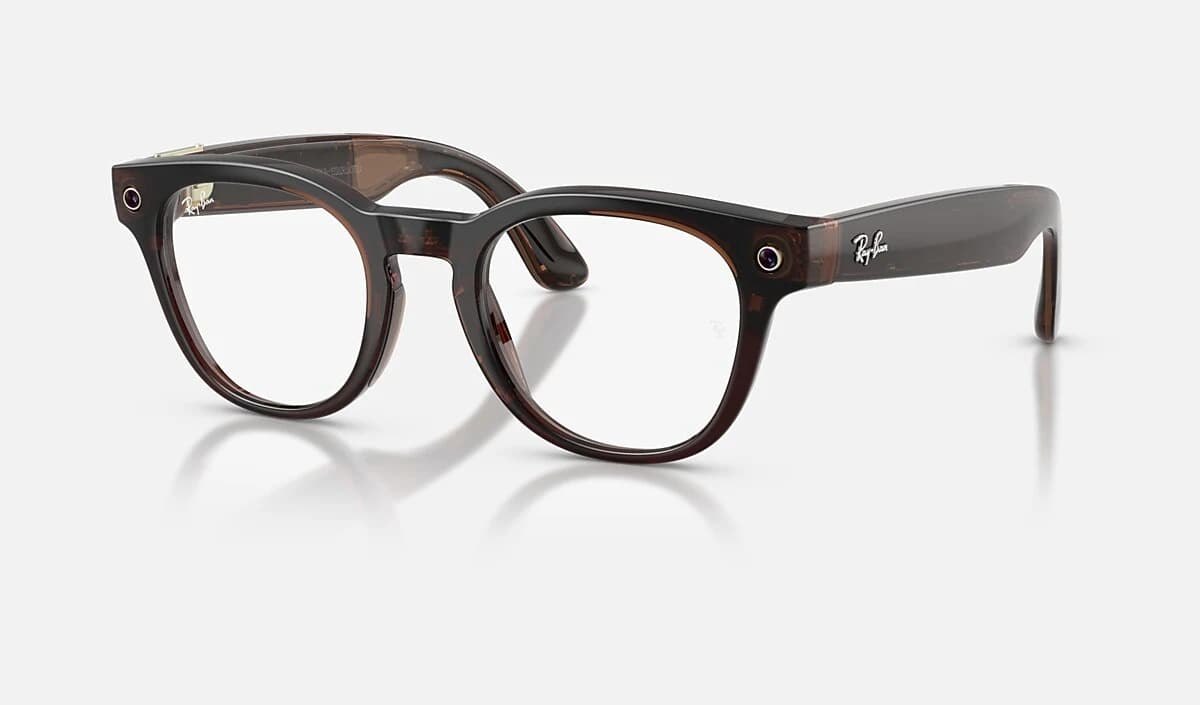 Умные очки Ray Ban GEN2 Blayzer OPTICS RW7002 (Shiny Transparent Black/ Clear) (T150 S49) (852649)