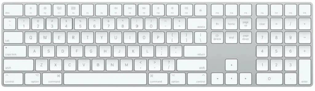 Клавиатура Apple Magic Keyboard with Numeric Keypad Silver (серебристый) MQ052