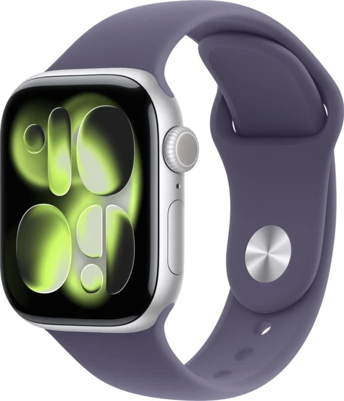 Apple Watch Series 11 46 mm Silver Aluminum Case with Sport Band Fog (MEVA4)