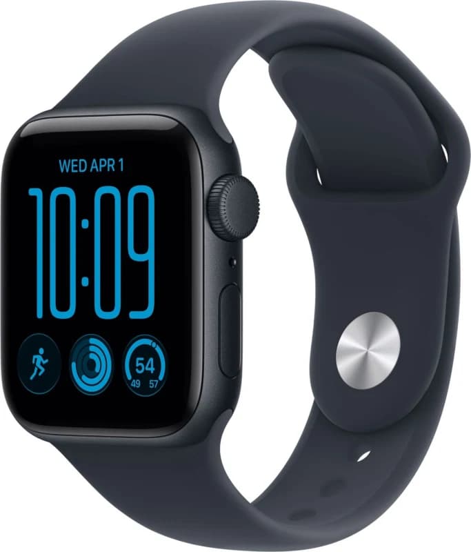 Apple Watch SE 3 40 мм (2026) Midnight Aluminum Case with Sport Band Navy Blue S/M