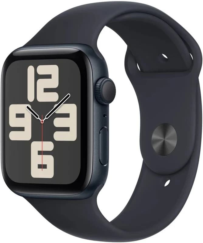 Apple Watch SE 2 44 mm (2024) Midnight Aluminum Case with Midnight Sport Band M/L (MXEK3)